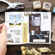 Nishi Shuku Swan Forest Stamp Notebook