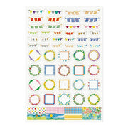 Midori Yuru Log Sticker Sheet | Decoration