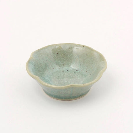 Mino Ware Mini Bowl Flower | Soft Green