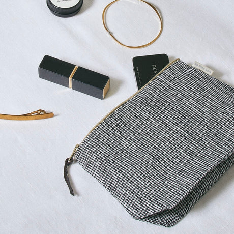 Fog Linen Chris Pouch - Houndstooth