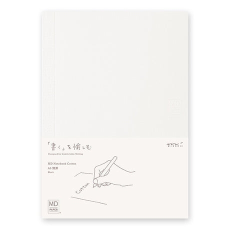 MD Diary Notebook A5 - Blank Cotton