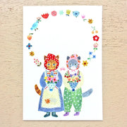 Aiko Fukawa Little Fluffy Friends Postcard Set