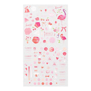 Midori Planner Stickers - Pink