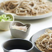 Mino Ware 3 Petal Flower Mini Bowl | Black