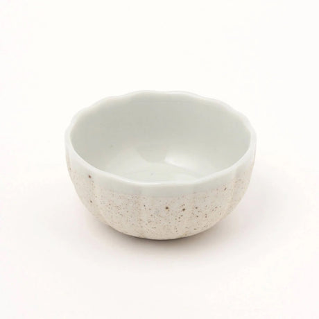 Mino Ware Pumpkin Mini Bowl | White