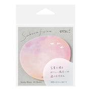 Midori Translucent Sticky Notes | Pink Birds