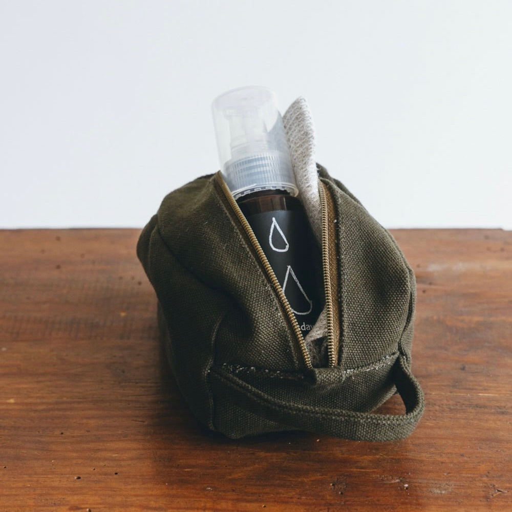 Mii Thaaii Cotton Teeya Pouch | Khaki | Small