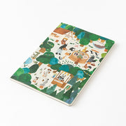 Midori B6 Yuru Log Notebook - Forest Animal