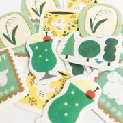 Furukawa Flake Stickers - Green