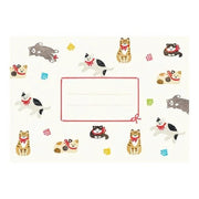 Furukawa Paper Hanko Letter Set - Cat & Bell