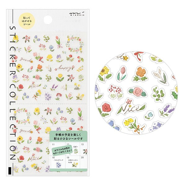 Midori Wildflower Stickers