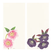 Christmas Rose (Hellebore) Washi Message Pad