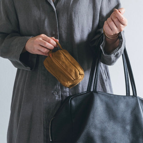 Mii Thaaii Cotton Teeya Pouch | Amber | Small