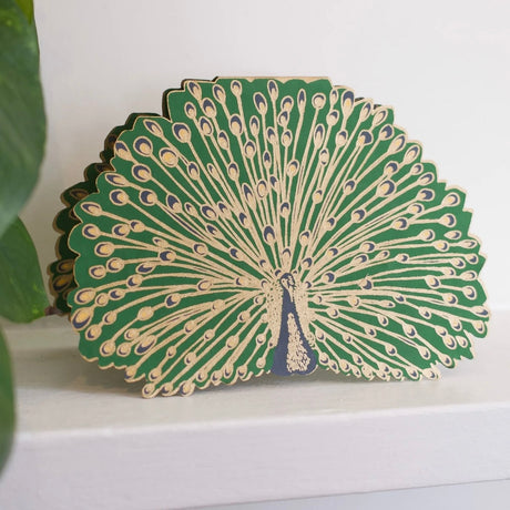 Peacock Greeting Card