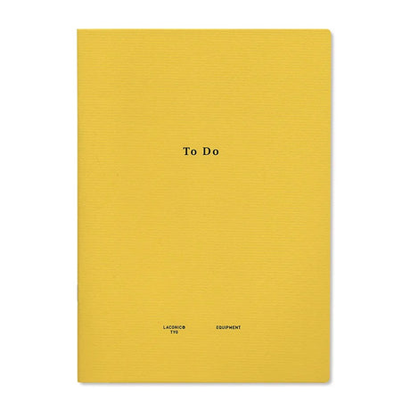 Laconic To Do Notebook