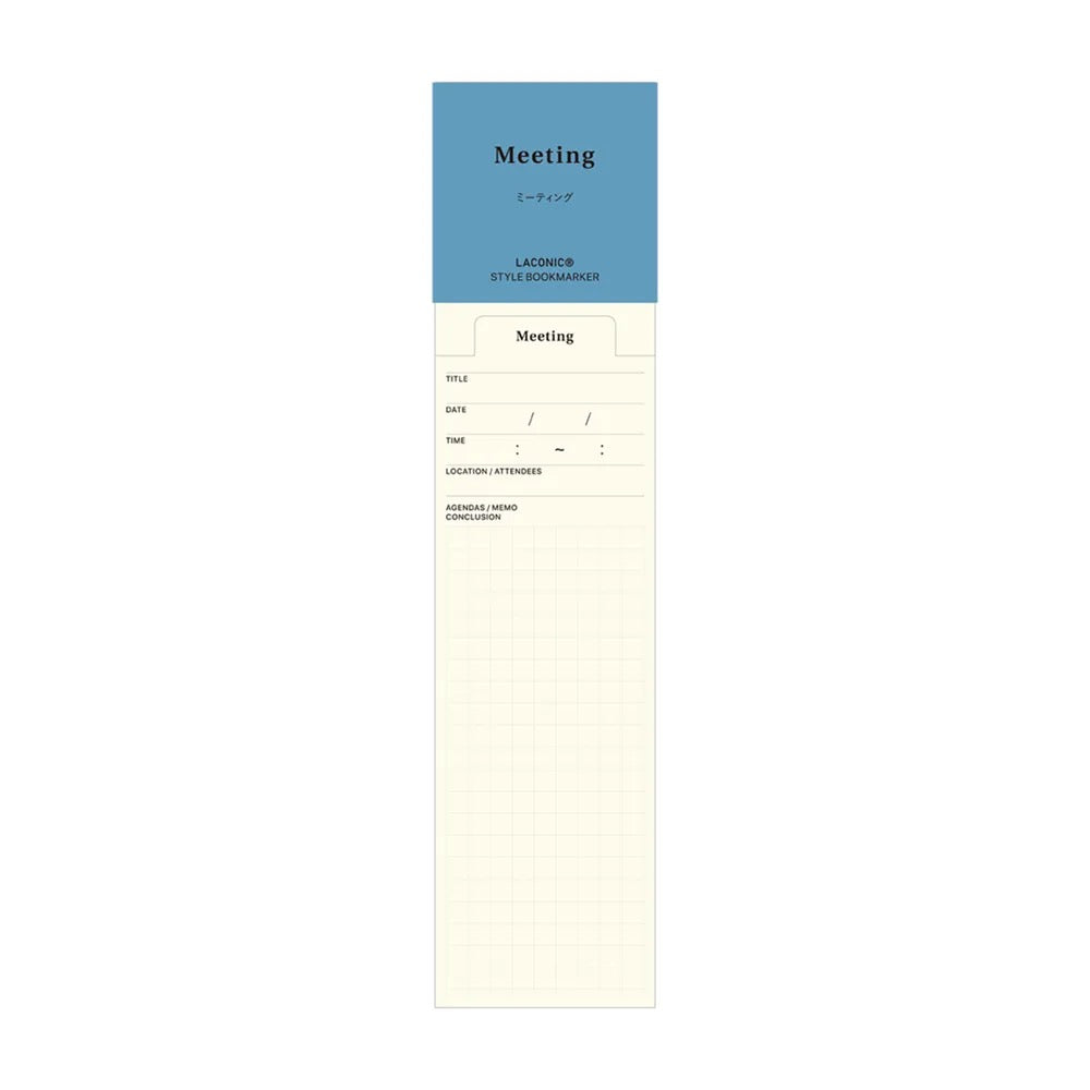 Laconic Bookmarker | Meeting