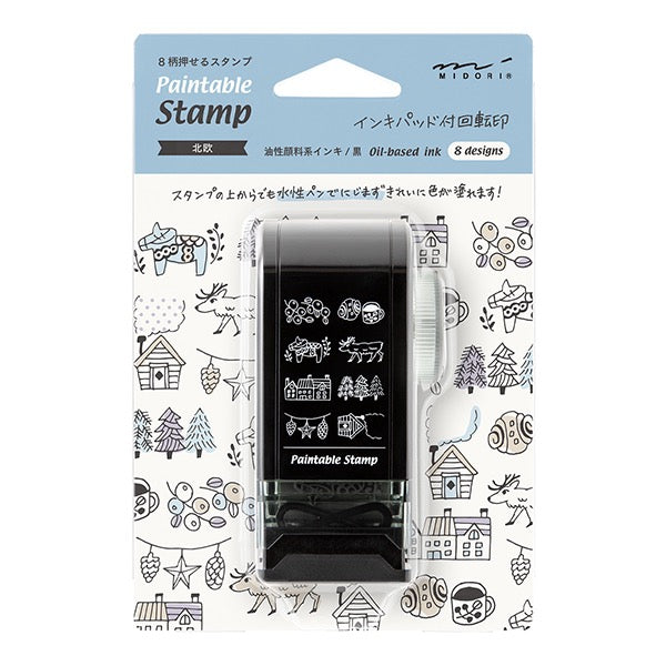 Paintable Rotating Stamp | Nordic