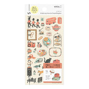 Midori Stickers by Country Motif Asst