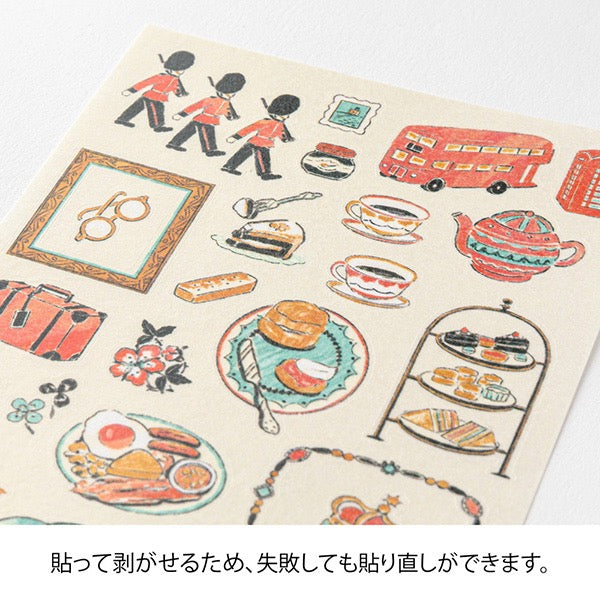 Midori Stickers by Country Motif Asst