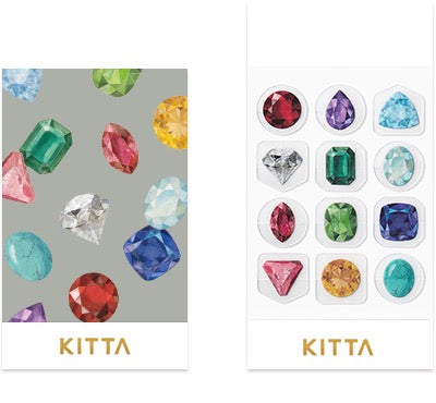 KITTA Portable Stickers | Clear | Small Gems