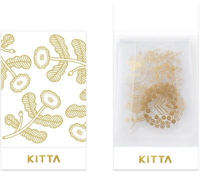 KITTA Transfer Flake Stickers | Gold Foil