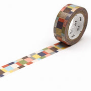 Mosaic Grayish Multi-Color | Washi Tape