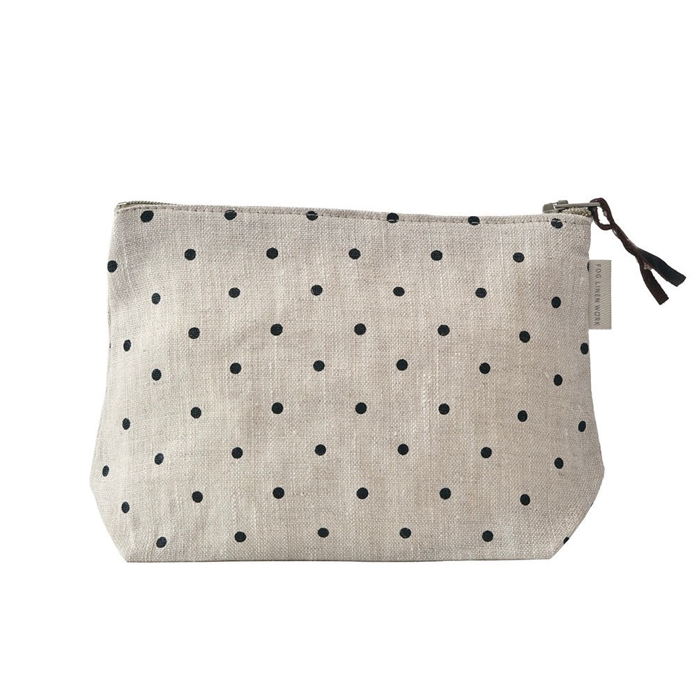 Fog Linen Chris Pouch - Natural Dot