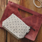 Fog Linen Chris Pouch - Natural Dot