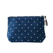 Fog Linen Chris Pouch - Navy Dot