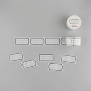 LAOMiS Black Frame Label Writable Washi