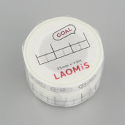 LAOMiS Goal Progress Writable Washi