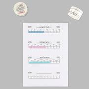 LAOMiS Goal Progress Writable Washi