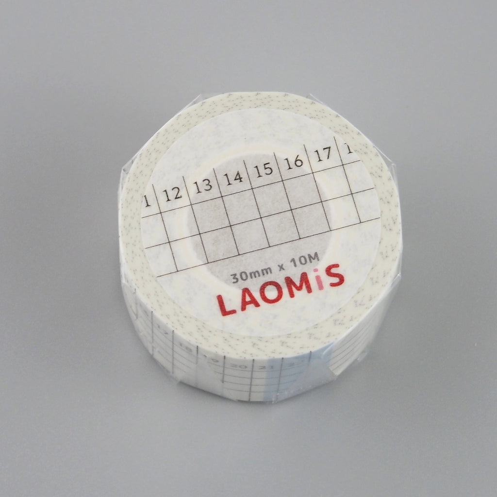 LAOMiS Monthly Habit Tracker Writable Washi Stickers