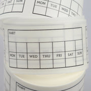 LAOMiS Weekly Routine Habit Tracker Writable Washi Stickers