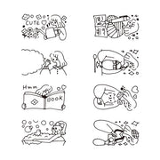 Paintable Rotating Stamp | Life