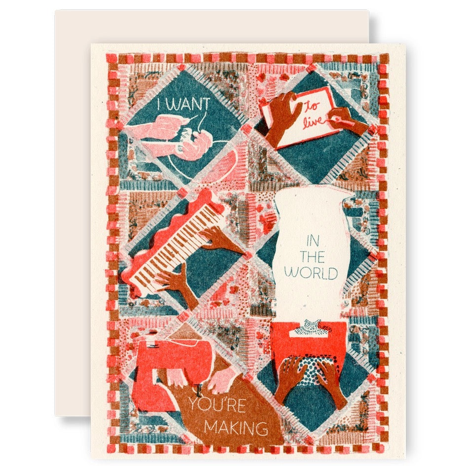 The World Your Making Card