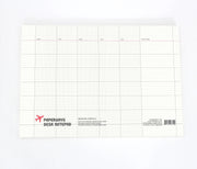 Paperways A4 Desk Notepad Weekly-White