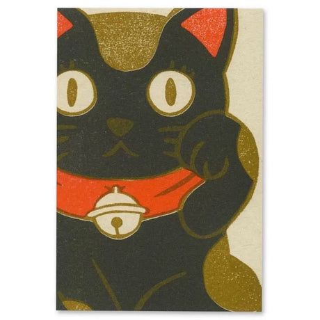 Umeya Retro Lucky Cat Postcard
