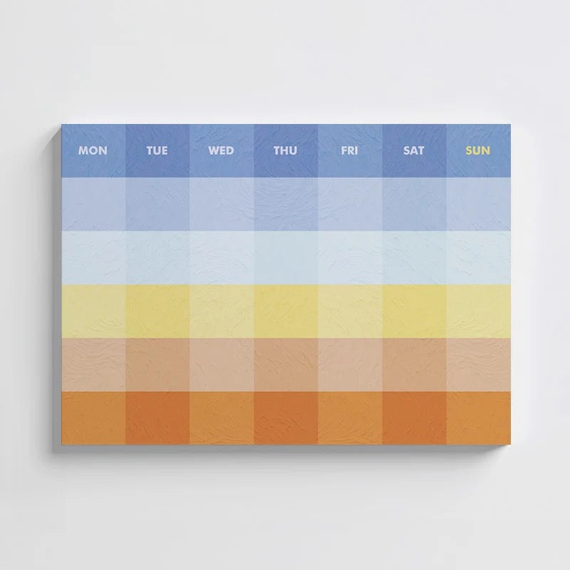 Paperways Palette Weekly Deskpad Van Gogh Chambre Arles