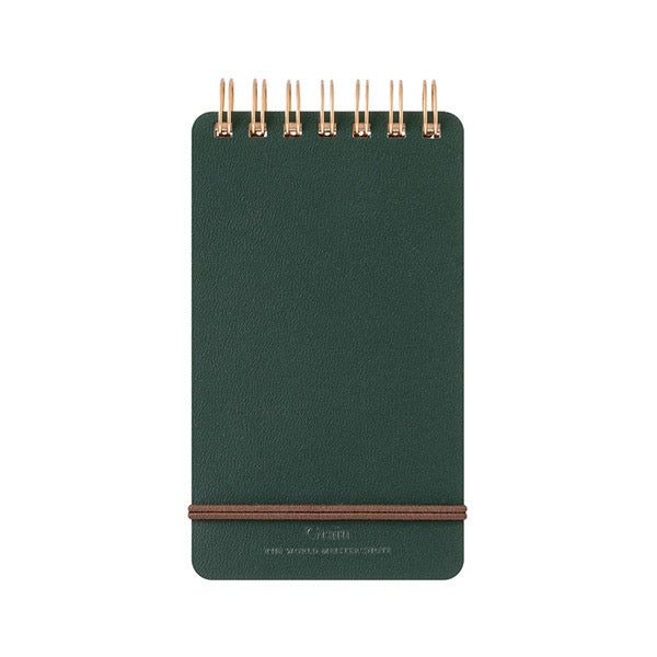 Midori Ring Notebook Grain Memo - Green
