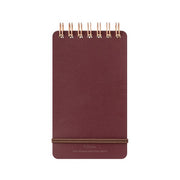 Midori Ring Notebook Grain Memo - Red