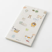 2027 Pocket Diary B6 Cat Pattern
