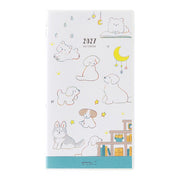 2027 Pocket Diary B6 Dog Pattern