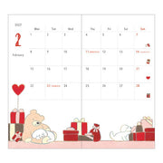 2027 Pocket Diary B6 Dog Pattern