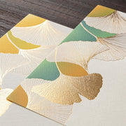 Ginko Leaf Washi Letter Pad