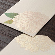 Silk Dahlia Washi Envelopes