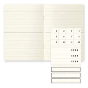 MD Diary Notebook A6 - Lined 3-Pack
