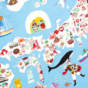 Ai Okino Japan Map Postcard
