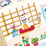 Ai Okino Maneki Neko Postcard