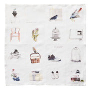 Linen Handkerchief - M.O. Living With Birds